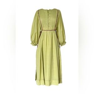 Chartreuse Midi Dress